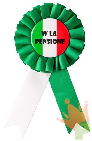 COCCARDA VIVA LA PENSIONE