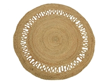TAPPETO IN JUTA ROTONDO 90X0,5CM NATURALE