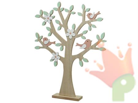 ALBERO DI PASQUA 7X48X60,5CM CON UCCELLI