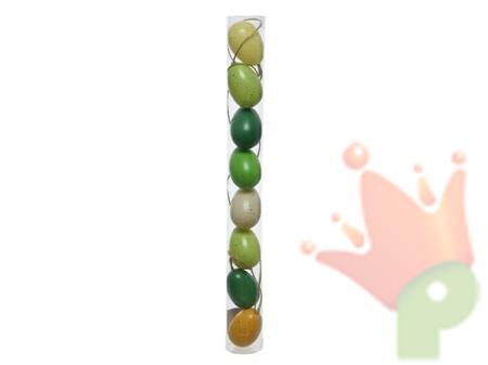 UOVA IN PLASTICA MACULATE 5CM COLORI ASSORTITI 8PZ