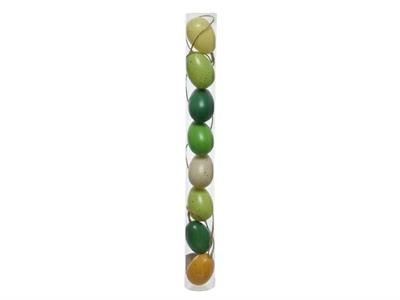 UOVA IN PLASTICA MACULATE 5CM COLORI ASSORTITI 8PZ