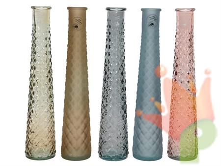 VASO IN VETRO 7X32CM COLORI ASSORTITI OPACO/LUCIDO
