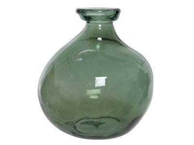 VASO IN VETRO LUCIDO 16X18CM VERDE