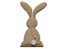 CONIGLIO IN VELLUTO 6X18X35CM BEIGE