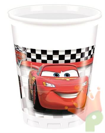 BICCHIERI 200 CC CARS 8 PZ