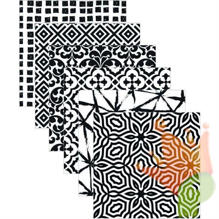 TOVAGLIOLI BLACK AND WHITE 40X40 50PZ