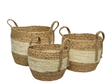 CESTINO IN FOLGIA DI MAIS GRANDE 34X27CM