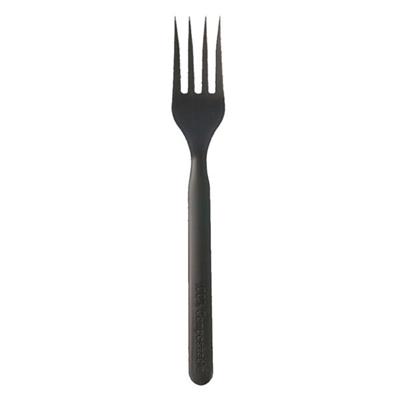 FORCHETTE 17CM COMPOSTABILI NERO 50PZ