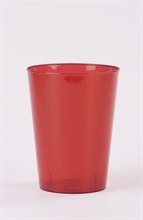BICCHIERI 300ML ROSSO 8PZ