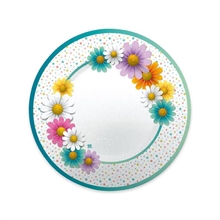 PIATTI 20 CM FLOWERS 8 PZ