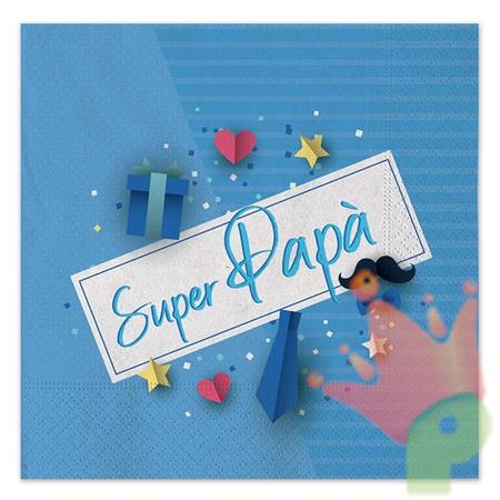 TOVAGLIOLI 33X33 CM PAPA' 20 PZ