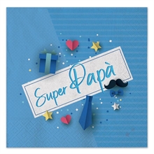 TOVAGLIOLI 33X33 CM PAPA' 20 PZ