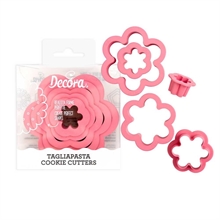 TAGLIAPASTA IN SERIE FIORE VARIE MISURE 6PZ