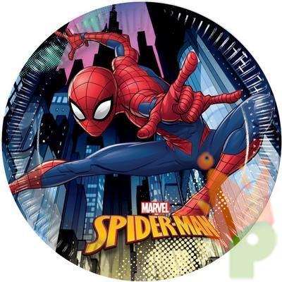 PIATTO 20 CM SPIDERMAN TEAM UP 8 PZ