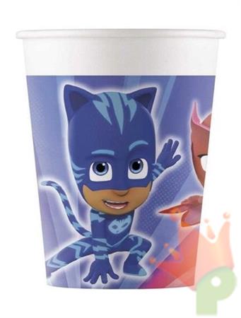 BICCHIERI 200 ML PJ MASK 8 PZ