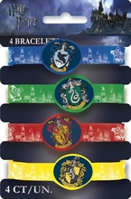 BRACCIALETTI ELASTICI HARRY POTTER 4 PZ