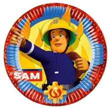 PIATTI 23 CM SAM IL POMPIERE 8 PZ