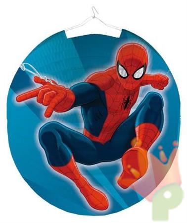 LANTERNA ROTONDA 25 CM SPIDERMAN