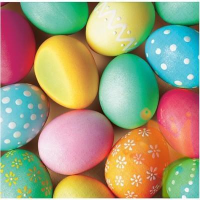TOVAGLIOLI 33X33 EASTER BUNNY AND BASKET 16 PZ