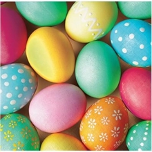 TOVAGLIOLI 33X33 EASTER BUNNY AND BASKET 16 PZ