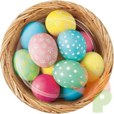 PIATTI 18 CM EASTER BUNNY AND BASKET 8 PZ