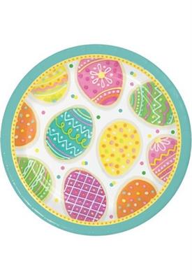 PIATTI 23 CM EASTER TREATS 8 PZ