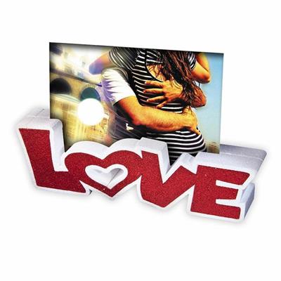 PORTAFOTO POLISTIROLO LOVE 30X9X5CM