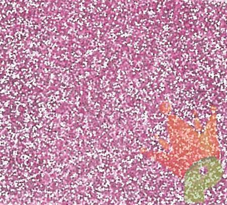 MOOSGUMMI 2 MM 30X40 CM ROSA CHIARO GLITTER