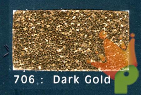 BOCCETTA GLITTER FINE ORO SCURO 7 GR SPECIALE PER TESSUTI