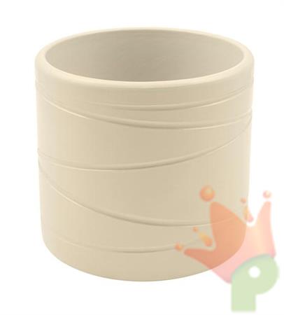 VASO CERAMICA AVORIO  17,5X18,5 CM