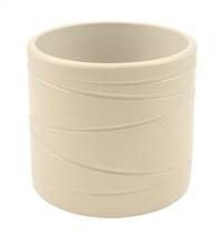 VASO CERAMICA AVORIO  17,5X18,5 CM