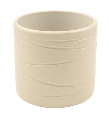 VASO CERAMICA AVORIO  17,5X18,5 CM