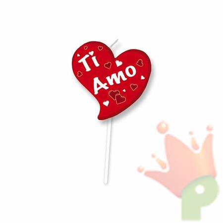 CANDELINA TI AMO 10CM