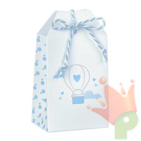 SCATOLINA BALLOON AZZURRO 55X35X100