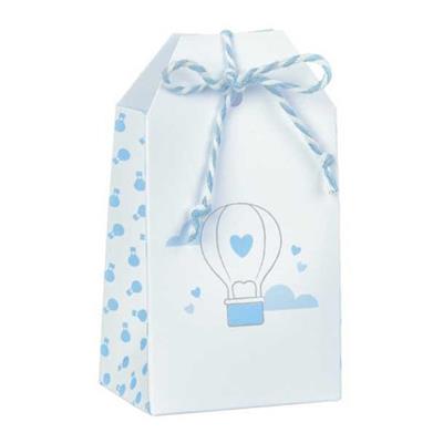 SCATOLINA BALLOON AZZURRO 55X35X100