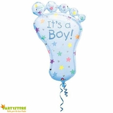 PALLONCINO SUPER SHAPE PKGD FOOT IT'S A BOY