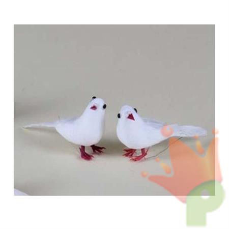 COLOMBA PIUMA 12 CM ALI CHIUSE 12 PZ
