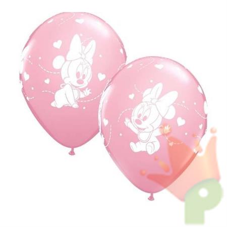 PALLONCINI 12 INCH MINNIE PINK 6 PZ