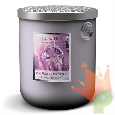 CANDELA HEART & HOME  340 G PROFUMI DI PROVENZA