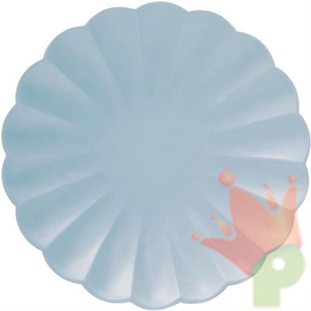 PIATTI 23 CM FLOWER CELESTE BABY 8 PZ