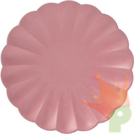 PIATTI 23 CM FLOWER FUCSIA 8 PZ