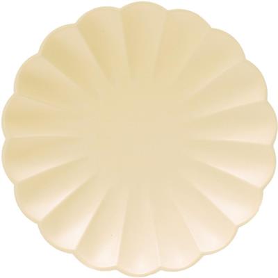 PIATTI 20 CM FLOWER CHAMPAGNE 8 PZ