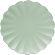 PIATTI 20 CM FLOWER VERDE MENTA 8 PZ