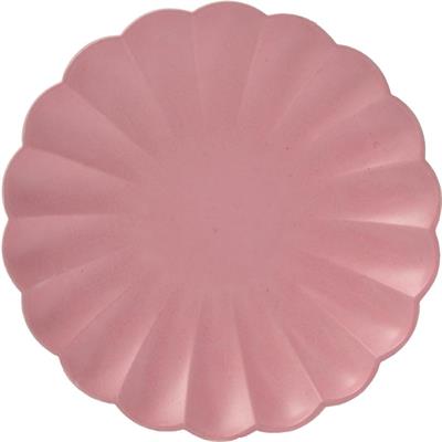 PIATTI 20 CM FLOWER FUCSIA 8 PZ