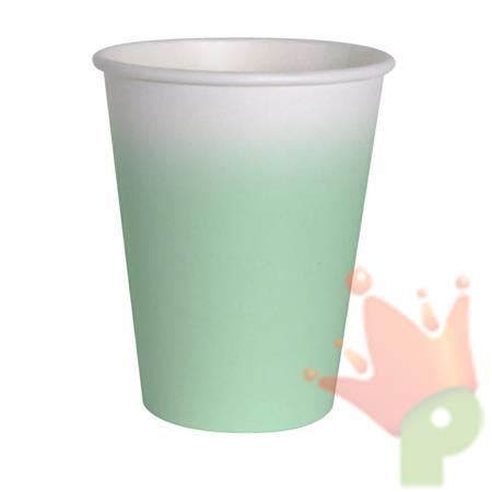 BICCHIERI 250 ML VERDE MENTA 8 PZ