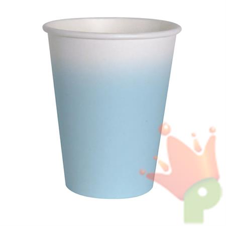 BICCHIERI 250 ML CELESTE BABY 8 PZ
