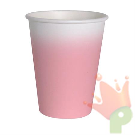 BICCHIERI 250 ML FUCSIA 8 PZ