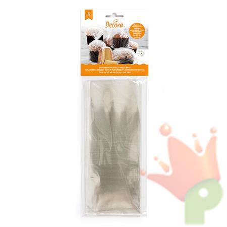 BUSTE 40X48 CM NEUTRE PER ALIMENTI 5 PZ