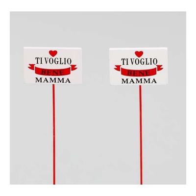 PICK LETTERA TI VOGLIO BENE MAMMA 12 PZ