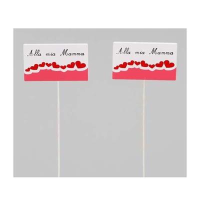 PICK ALLA MIA MAMMA ROSSO/BIANCO/ROSA 12 PZ